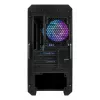 GENESIS Irid 503 ARGB Micro Tower Melns, Caurspīdīgs
