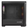 GENESIS Irid 503 ARGB Micro Tower Melns, Caurspīdīgs