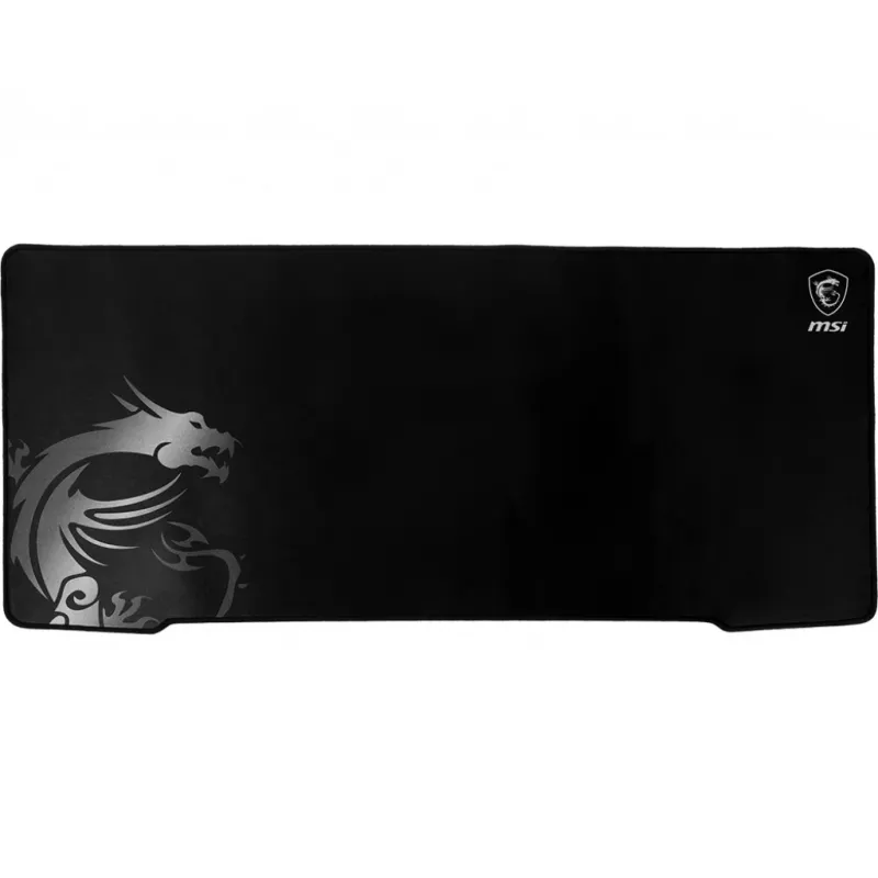 MSI AGILITY GD70 Pro spēļu peļu paliktnis '900mm x 400mm, Pro spēlētāju zīda virsma, ikonisks pūķa dizains, neslīdoša un triecienu slāpējoša gumijas pamatne, pastiprinātas sašūtās malas'
