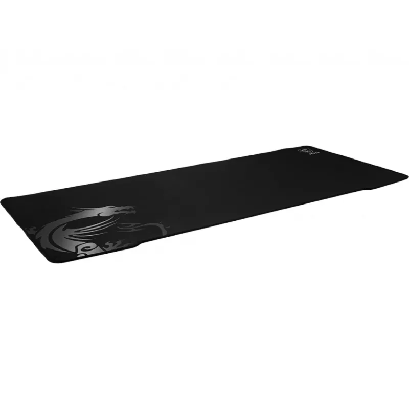 MSI AGILITY GD70 Pro spēļu peļu paliktnis '900mm x 400mm, Pro spēlētāju zīda virsma, ikonisks pūķa dizains, neslīdoša un triecienu slāpējoša gumijas pamatne, pastiprinātas sašūtās malas'