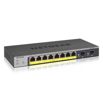 NETGEAR GS110TP pārvaldāms L2/L3/L4 Gigabitu Ethernet (10/100/1000) barošana pa Ethernet (PoE) pelēks
