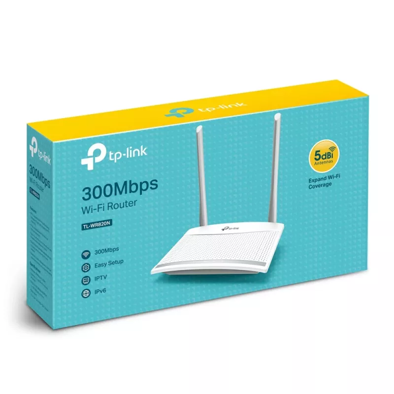 TP-Link TL-WR820N bezvadu maršrutētājs Fast Ethernet vienas joslas (2,4 GHz) balts