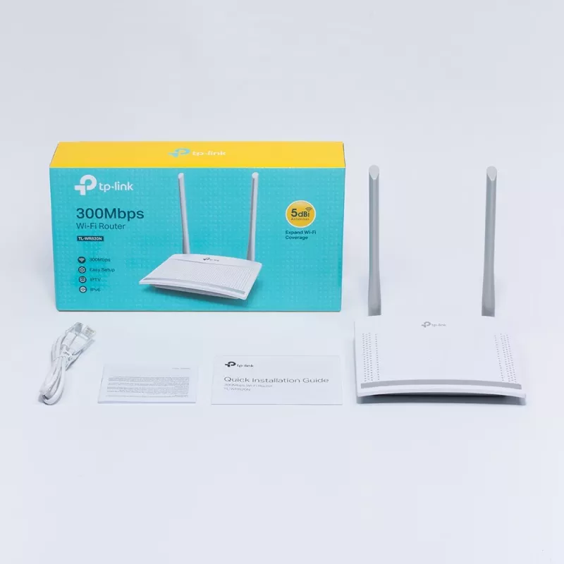 TP-Link TL-WR820N bezvadu maršrutētājs Fast Ethernet vienas joslas (2,4 GHz) balts
