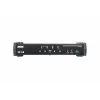 ATEN 4 portu USB 3.0 4K DisplayPort MST KVMP slēdzis, 4096 x 2160 pikseļi, 4K Ultra HD, 4,89 W, melns