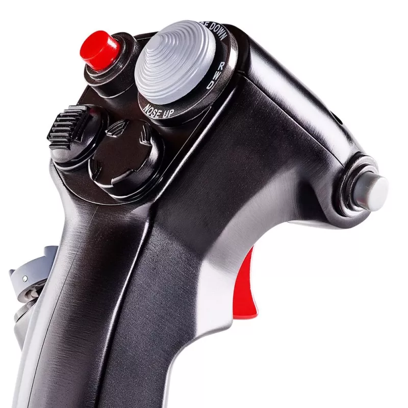 Thrustmaster 2960848 spēļu kontrolieris melns, sarkans, balts lidojuma simulators analogs PC