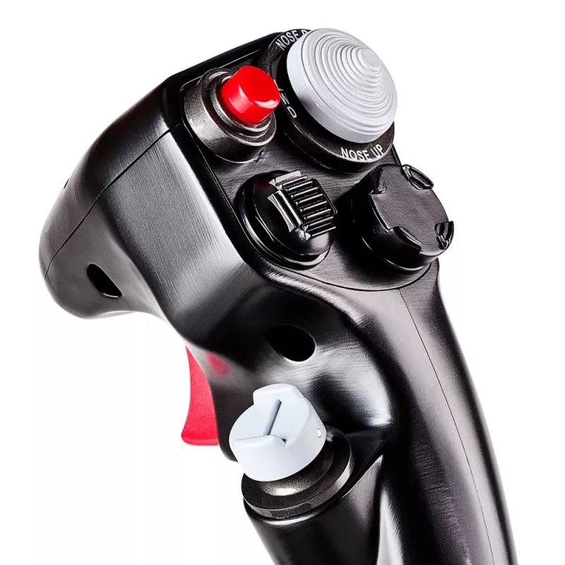 Thrustmaster 2960848 spēļu kontrolieris melns, sarkans, balts lidojuma simulators analogs PC