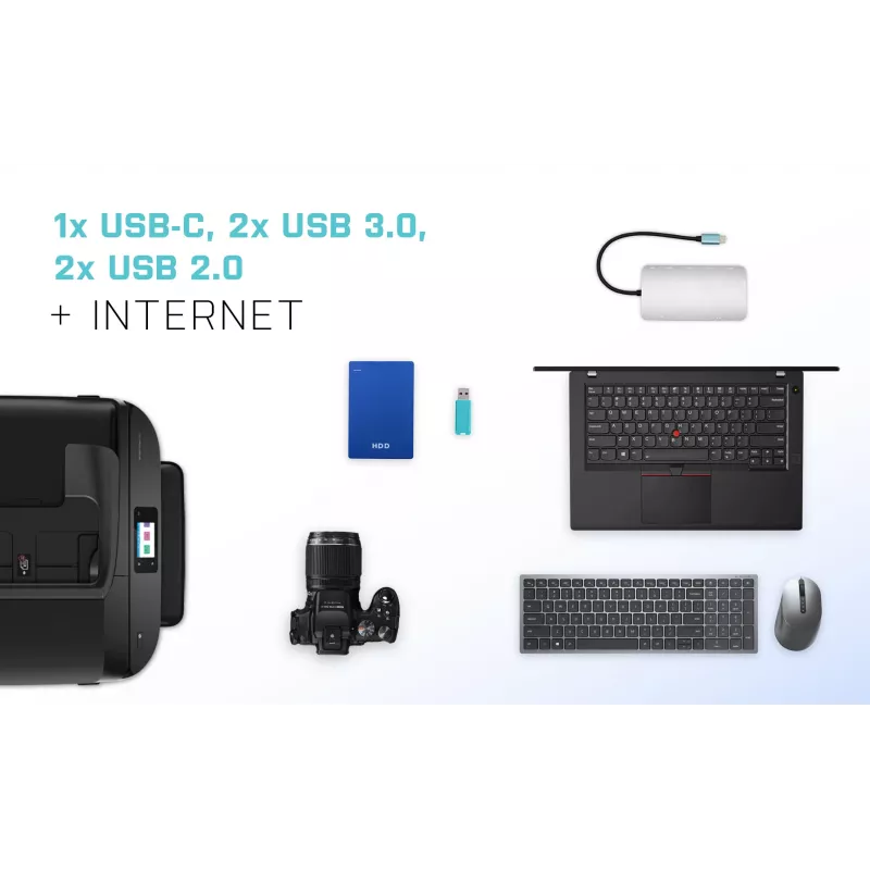 i-tec Metal USB-C Nano 3x displeja dokstacija + Power Delivery 100 W