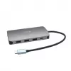 Docking Station i-tec Metal USB-C Travel Nano Dock HDMI/VGA ar LAN + Power Delivery 100 W