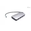 Docking Station i-tec Metal USB-C Travel Nano Dock HDMI/VGA ar LAN + Power Delivery 100 W