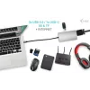 Docking Station i-tec Metal USB-C Travel Nano Dock HDMI/VGA ar LAN + Power Delivery 100 W
