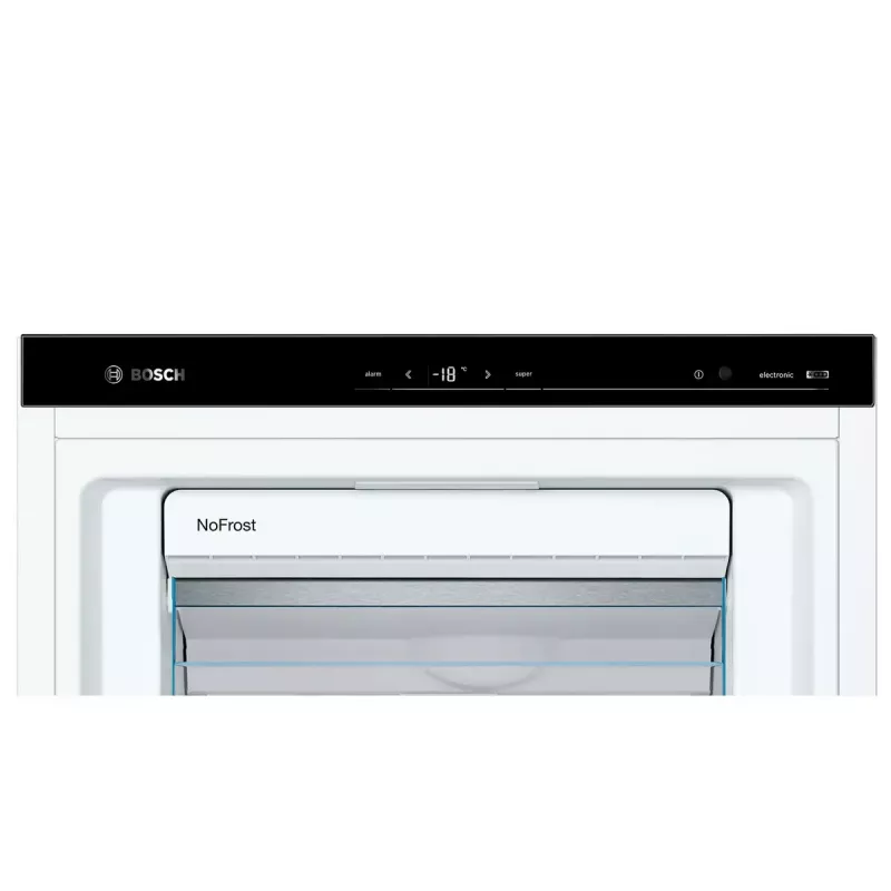 Saldētava Bosch Serie 6 GSN51AWDV stāvoša 290 L, NoFrost, LED, atveramas durvis, A–G klase D