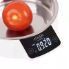 Elektroniskie virtuves svari Adler AD 3166 – 5 kg ietilpība, 1 g precizitāte, nerūsējošā tērauda bļoda 0,9 l, LCD, taimeris