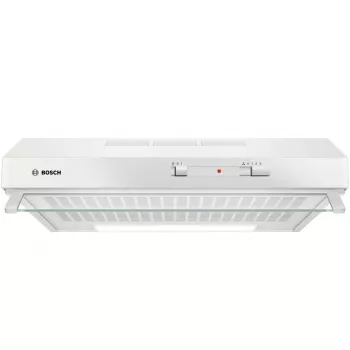 Sienas nosūcējs Bosch Serie 2 DUL62FA21, 600 mm, balts, 3 ātrumi, 250 m³/h, flīsa filtrs