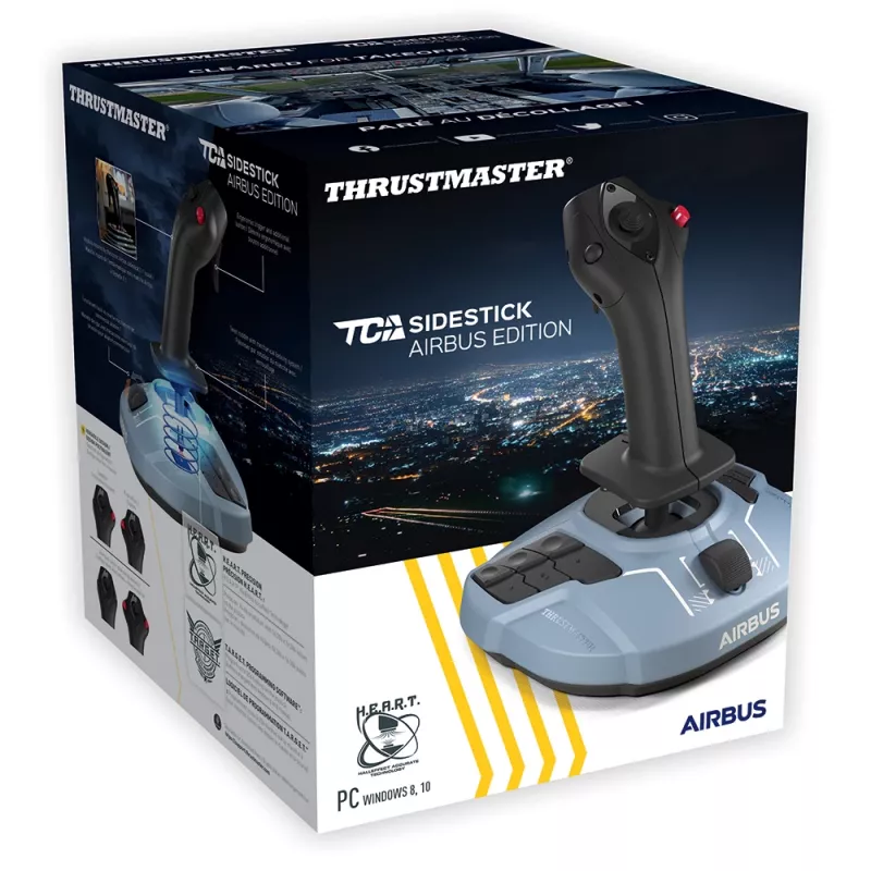 Thrustmaster TCA Sidestick Airbus edition Melns, Blue USB kursorsvira datoram