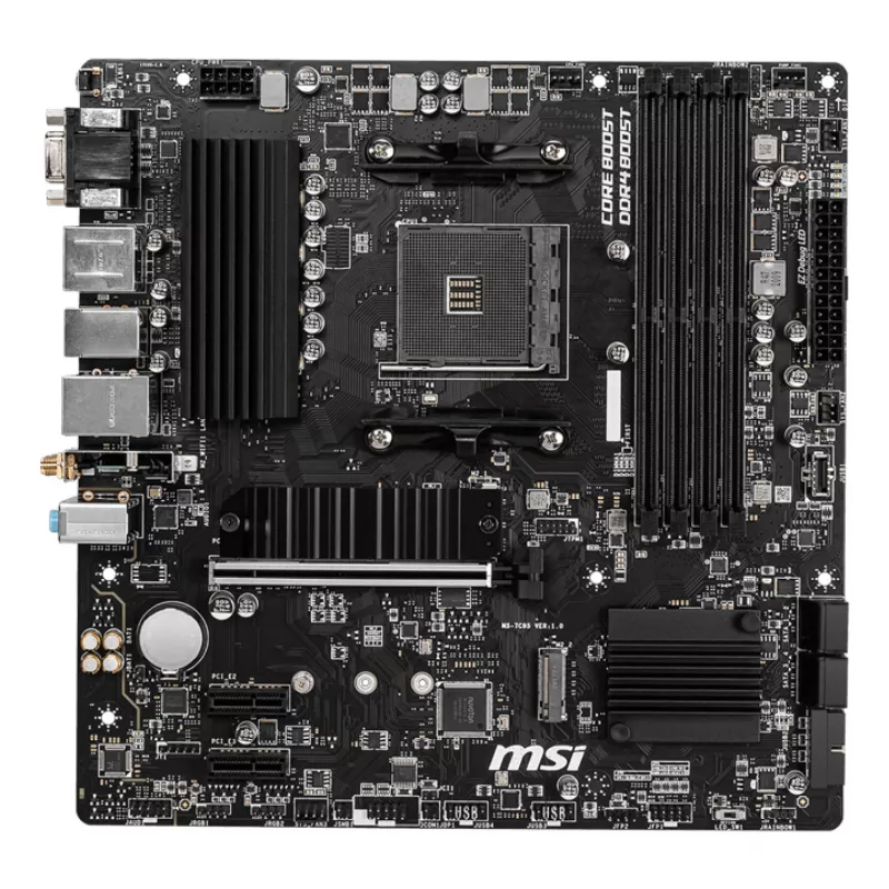 MSI B550M PRO-VDH WIFI mātesplate AMD B550 Socket AM4 micro ATX