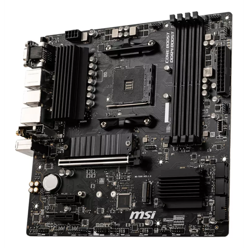 MSI B550M PRO-VDH WIFI mātesplate AMD B550 Socket AM4 micro ATX