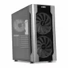 Datora korpuss IBOX Chiron ZH68 Gaming, ATX Midi-Tower, EATX atbalsts, melns, sānu logs, apgaismojums