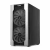 Datora korpuss IBOX Chiron ZH68 Gaming, ATX Midi-Tower, EATX atbalsts, melns, sānu logs, apgaismojums