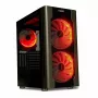 Datora korpuss IBOX Chiron ZH68 Gaming, ATX Midi-Tower, EATX atbalsts, melns, sānu logs, apgaismojums