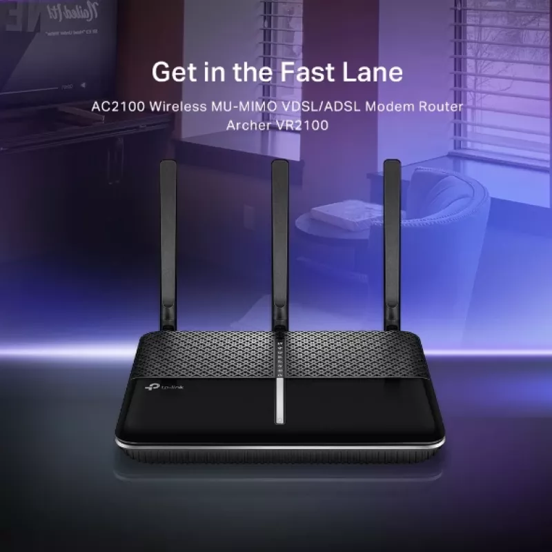 TP-Link AC2100 Bezvadu MU-MIMO VDSL/ADSL modema maršrutētājs