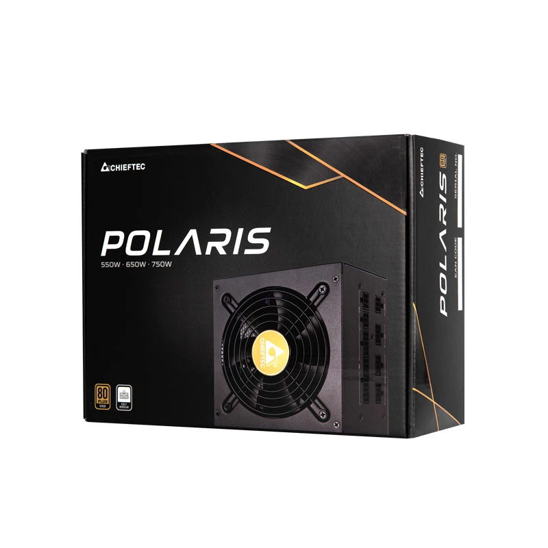 Chieftec Polaris barošanas bloks 650 W 20+4 kontaktu ATX PS/2 Melns