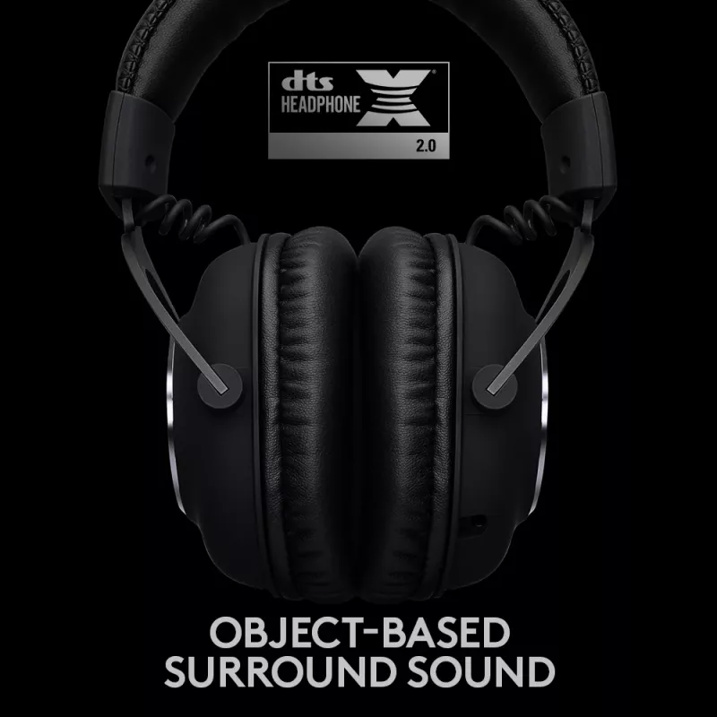 LOGITECH Pro X Wireless Lightspeed Gaming Headset Melns