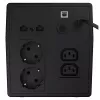 Nepārtrauktās barošanas avots zaļa Cell UPS08 — Line-Interactive 700 W / 230 V, 4× IEC ligzdas, USB, RJ-45, 12 V 7 Ah akumulators, tornis, melns