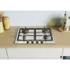 Candy Idea CHG6BR4WX Nerūsējošā tērauda iebūvējamā gāzes plīts virsma 60 cm 4 zonas