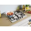 Candy Idea CHG6BR4WX Nerūsējošā tērauda iebūvējamā gāzes plīts virsma 60 cm 4 zonas