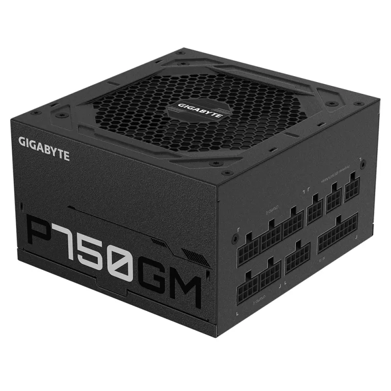 Gigabyte P750GM barošanas bloks 750 W Efektivitāte 80 PLUS GOLD, PFC Active, MTBF 100000 stundas