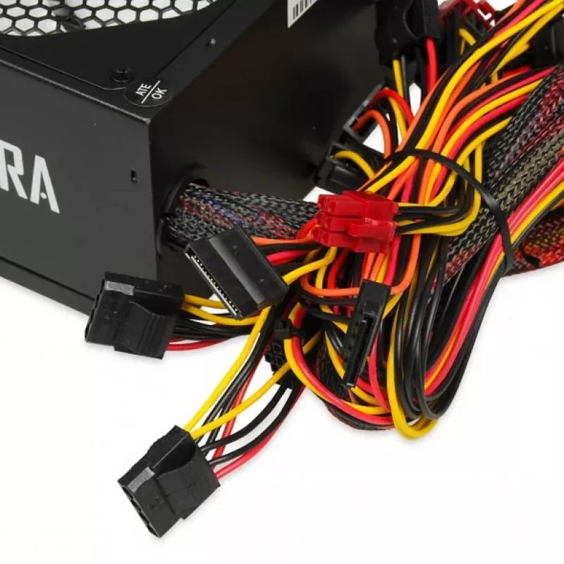 Barošanas bloks IBOX iBox Aurora 500 W 20+4 kontaktu ATX, 140 mm ventilators, balts
