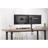DIGITUS Univer.dual Monitor Clamp Mount 17-32in 2x 8kg (max.) Melns