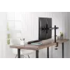 DIGITUS Univer.dual Monitor Clamp Mount 17-32in 2x 8kg (max.) Melns