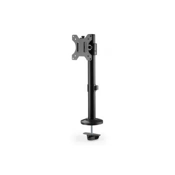 DIGITUS Universāls viena monitora staba stiprinājums 17-32 collām 8 kg (maks.) Melns