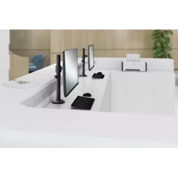 DIGITUS Universāls viena monitora staba stiprinājums 17-32 collām 8 kg (maks.) Melns
