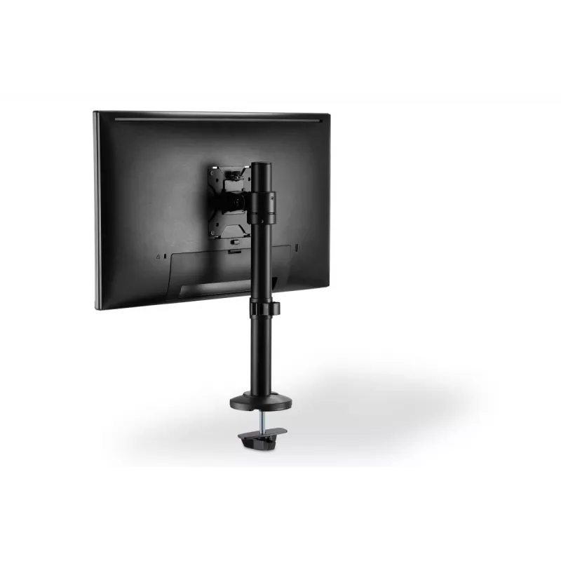 DIGITUS Universāls viena monitora staba stiprinājums 17-32 collām 8 kg (maks.) Melns