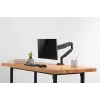 DIGITUS Universāls viena monitora stiprinājums ar gāzes atsperi un skavu 17–32 collām, 9 kg