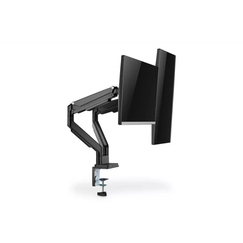 DIGITUS Universal Dual Monitor Mount Gas Spring Clamp 17-32in 2x 9kg