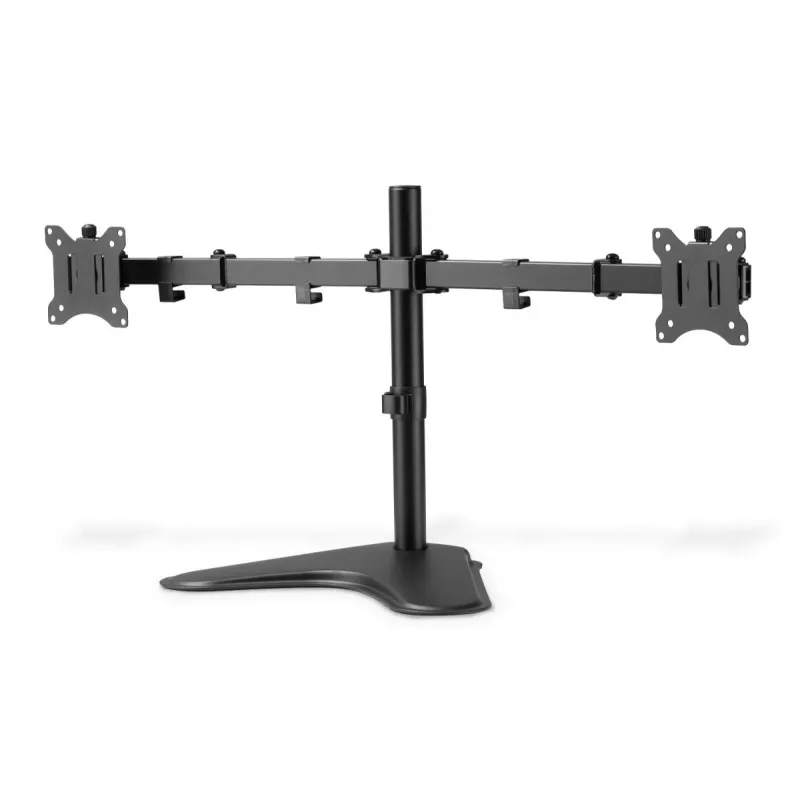 DIGITUS universāls dubultā monitora statīvs 17–32 collas 2x 8 kg (maks.) melns