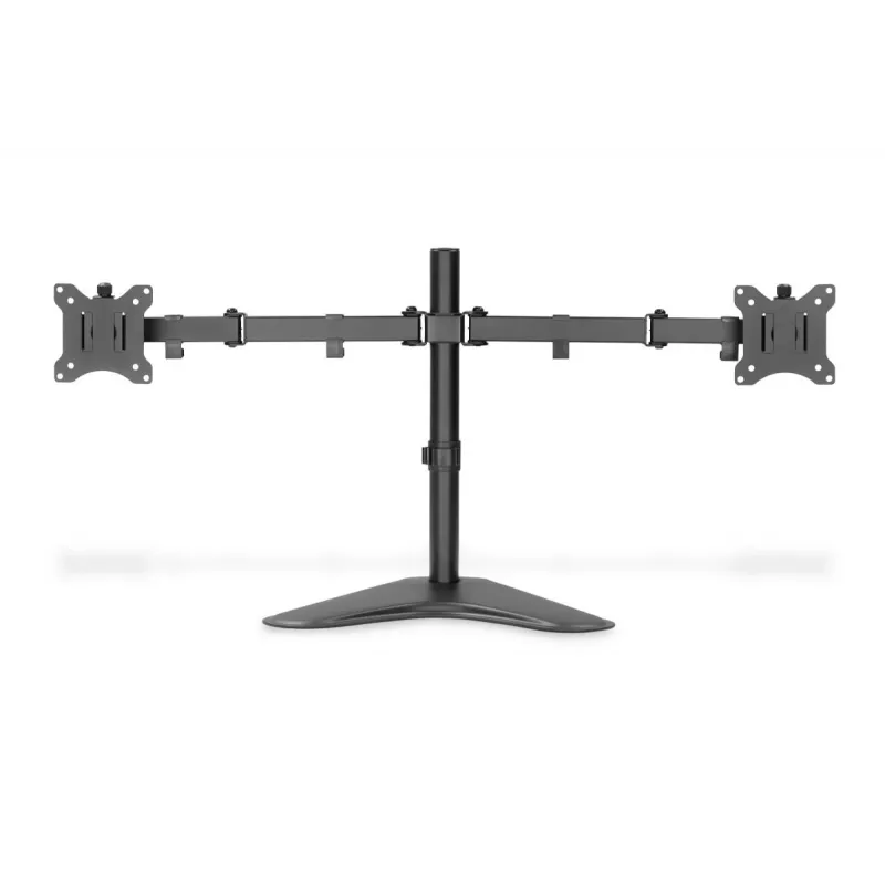 DIGITUS universāls dubultā monitora statīvs 17–32 collas 2x 8 kg (maks.) melns