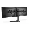 DIGITUS universāls dubultā monitora statīvs 17–32 collas 2x 8 kg (maks.) melns