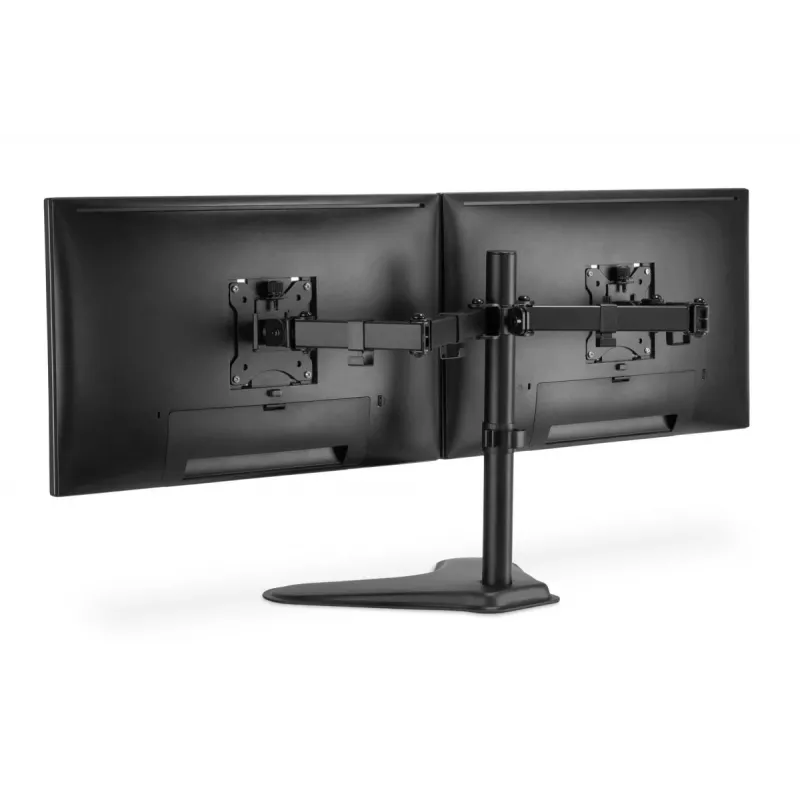 DIGITUS universāls dubultā monitora statīvs 17–32 collas 2x 8 kg (maks.) melns