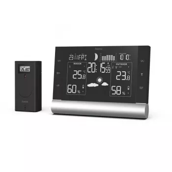 Hygrometer Thermometer Hama Melns Line L