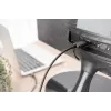 DIGITUS USB-C - HDMI adapteris, 2m 4K/30Hz, melns, metāla korpuss