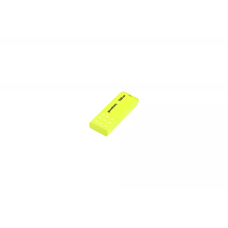 USB zibatmiņa GOODRAM UME2 128 GB USB 2.0 Type-A, dzeltena, 21×51 mm
