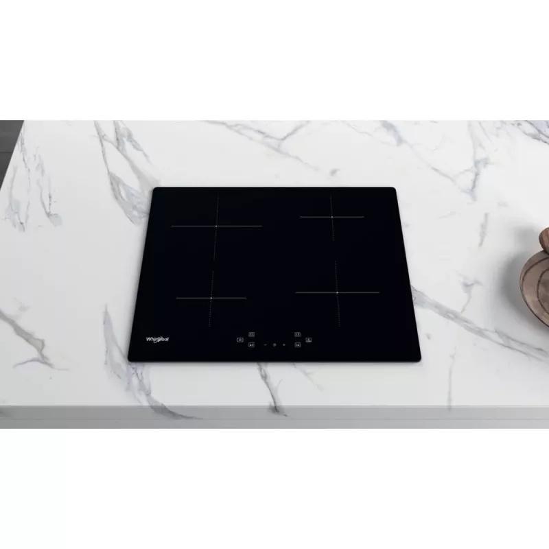 Whirlpool WS Q4860 NE Melns Built-in 60 cm Zone induction hob 4 zone(s)