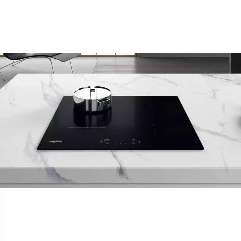 Whirlpool WS Q4860 NE Melns Built-in 60 cm Zone induction hob 4 zone(s)