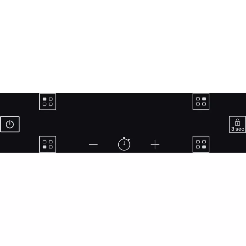 Whirlpool WS Q4860 NE Melns Built-in 60 cm Zone induction hob 4 zone(s)
