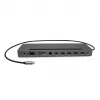 i-tec Metāla USB-C ergonomiska 4K 3x displeja dokstacija + barošana 85 W