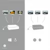 i-tec Metāla USB-C ergonomiska 4K 3x displeja dokstacija + barošana 85 W